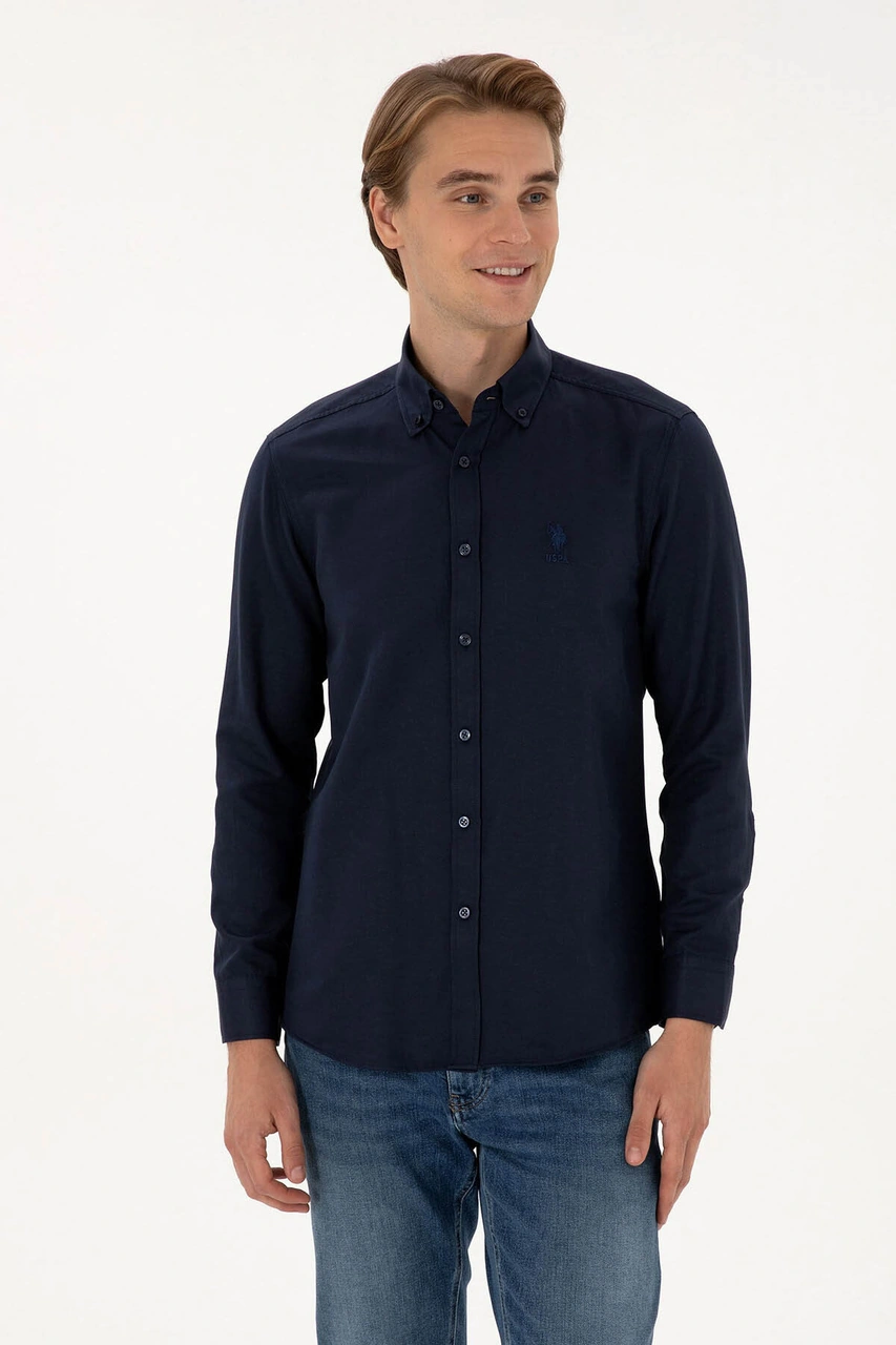U.s. Polo Assn. Gox025k Lacivert Erkek Gömlek 2225582 Lacivert
