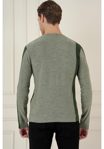 Efor Tr 871 Slim Fit Haki Klasik Triko Haki