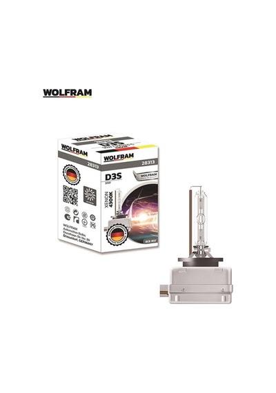 Wolfram 12V-85V Xenon Ampul D3S 35W 4300K Germany