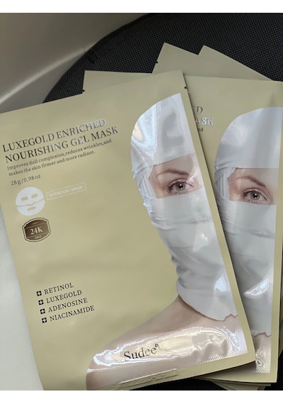 Sudee Luxegold Kırışıklıkları Azaltan Jel Maskesi 5adet