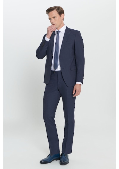 Erkek Lacı Su Geçirmez Slim Fit Dar Kesim Mono Yaka Nano Takım Elbise Lacı
