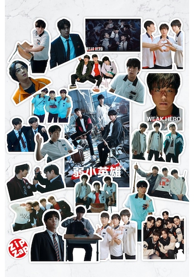 Weak Hero Class Kdrama K Drama Dizi Telefon Laptop Bullet Journal Yapışkanlı Folyo Sticker Paketi 22 Adet Çok Renkli