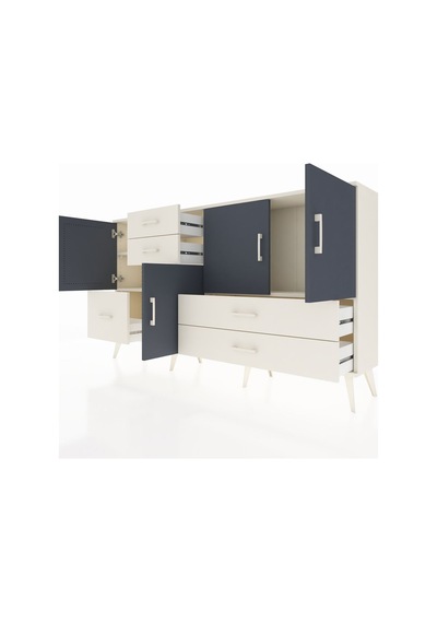 Arges Konsol 4 Raflı 5 Çekmeceli 4 Kapaklı 176x30x99 Aytaşı-antrasit/aytaşı Antrasıt/aytası - Aytası Arges Konsol 4 Raflı 5 Çekmeceli 4 Kapaklı 176x30x99 Aytaşı-antrasit/aytaşı Antrasıt/aytası - Aytası