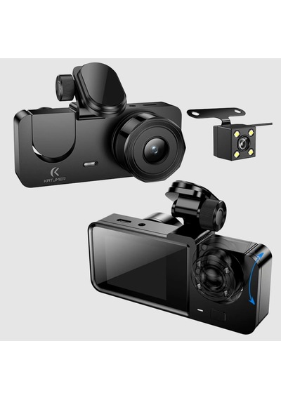Katjmer Kt-dc001 Wifi Full Hd 3 Kameralı Araç Içi Güvenlik Kamerası Telefon Uygulaması