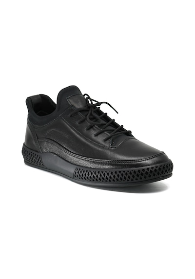 Greyder 13640 Hakiki Deri Klasik Sportif Erkek Ayakkabı Bot Siyah 001
