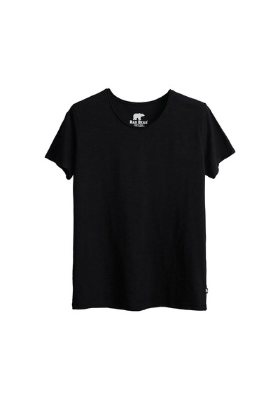 Bad Bear Erkek Siyah Basic Bisiklet Yaka Tişört Siyah