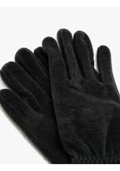 Siyah Polar Eldiven Unisex Siyah