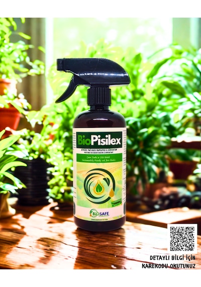 BioPisilex 500 ml – Ev ve Süs Bitkilerinde Görülen Yaprak Biti, Beyaz Sinek ve Unlu Bite Yönelik Doğal Bakım Ürünü