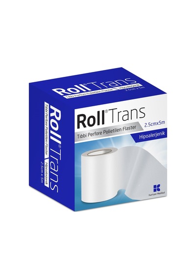 Roll Trans Perfore Polietilen Flaster 2.5 CM x 5 M