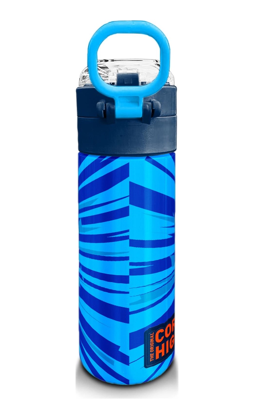 Coral High Kids Lacivert Mavi Basketbol Desenli Pipetli Ve Direkt İçim Çelik Termos 500 Ml 31833 Mavi