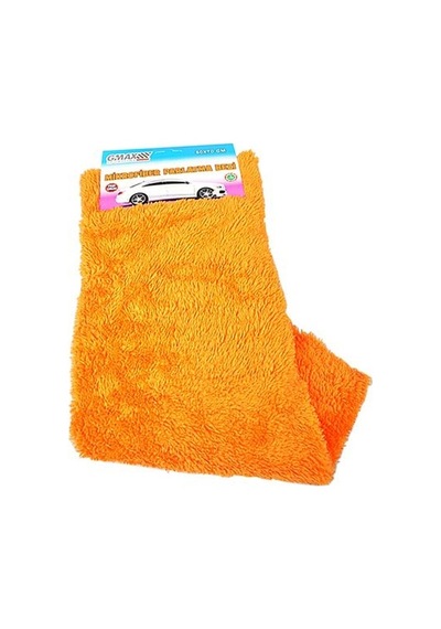 Mikrofiber Bez Yüzey Parlatma Bezi Çizmez Leke Bırakmaz 50 X 70 Cm Turuncu