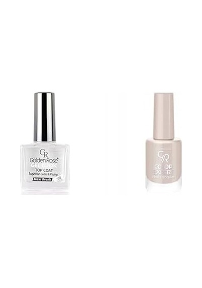 Golden Rose Gel Look Top Coat & Oje Seti