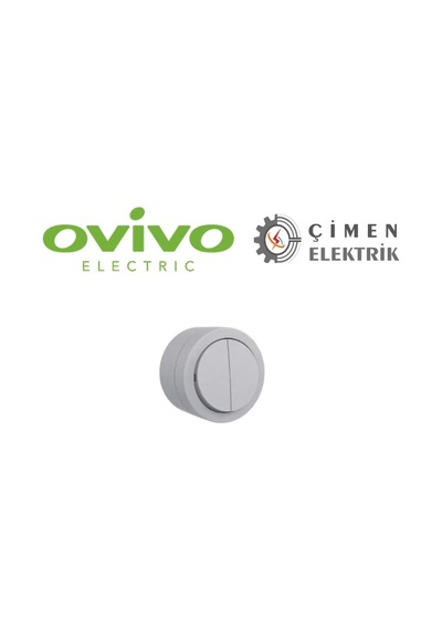 Gri Komutatör Anahtar Sıva Üstü - Elektrik Tesisat Anahtarı