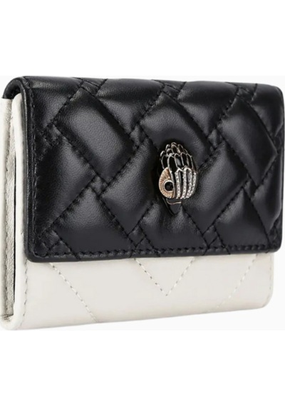 Kurt Geiger Flap Multi Card Holder, Deri, Kompakt Ve Çok Bölmeli Kartlık Beyaz