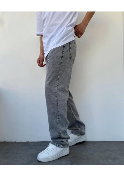 Asit Gri Baggy Pantolon Griasit