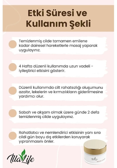 İlla Life Reishi Özlü ve   Cilt Bakım Kremi 50 ML