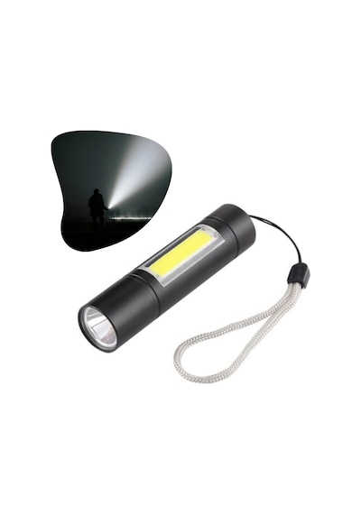 Buffer Kutulu Mini El Feneri Taşınabilir Led Kamp Ve Acil Durum El Lambası Plastik Gövde Çok Renkli