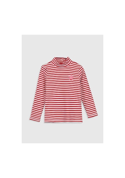LC Waikiki Lcw Baby Kırmızı Cizgili Tişört Kırmızı Cizgili E48