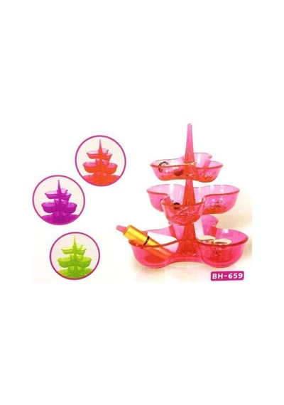Bracelet Shelf Plastik 3 Katlı Makyaj Organizeri 3 Renk Diğer