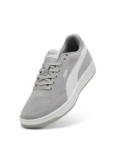 Puma Court Classic Clean Sd Grı Erkek Sneaker Gri-beyaz