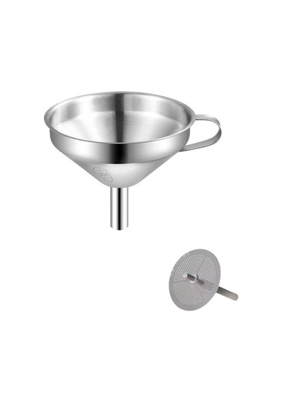 Çelik Süzgeçli Paslanmaz Huni 12.7 Cm