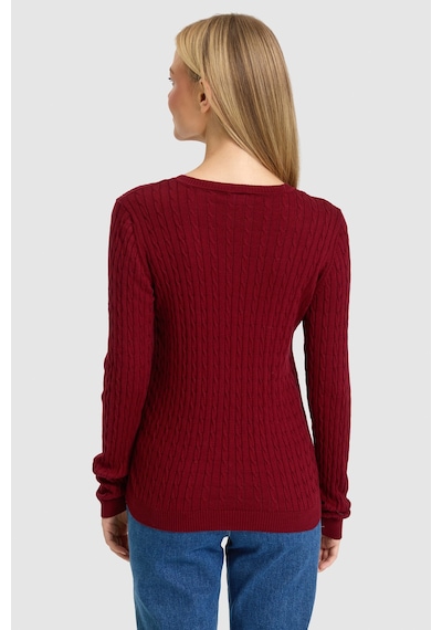 U.S. Polo Assn. Kadın Bordo Basic Kazak 50327575-vr014