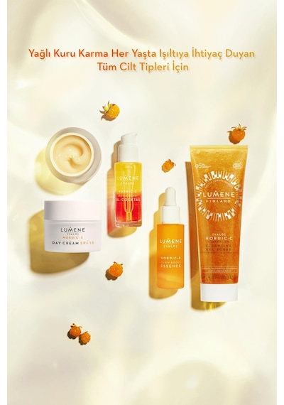 Lumene Day Cream SPF15 Vitamin C Aydınlatıcı & Leke Karşıtı Gündüz Bakım Kremi 50 ML