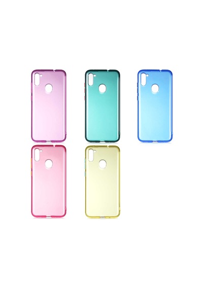 Galaxy M11 Kılıf Zore Bistro Kapak Mavi