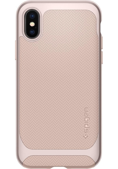 Spigen Apple Uyumlu iPhone X İle Kılıf Neo Hybrid Pale Dogwood