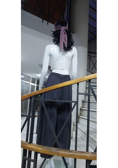 Eren Style Otantik Nakış İşlemeli Harem Şalvar Pantolon Antrasit