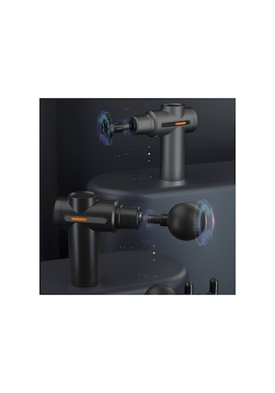 4 Masaj Başlıklı Masaj Tabancası 6 Seviyeli 3800rpm Titreşimli Type-c Şarjlı Taşınabilir Profesyonel