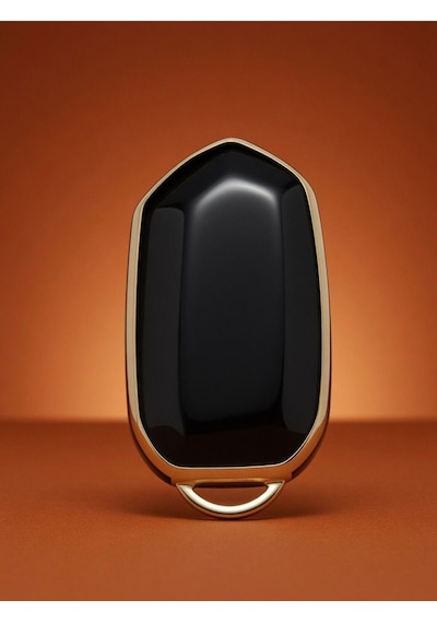 Togg T10x T10f 3 Tuşlu Smart Nano Anahtar Kılıfı Siyah Gold Altın Renk Yüksek Kalite
