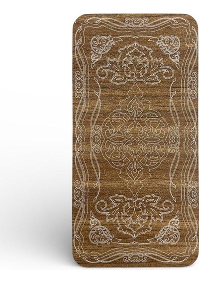 2026 Tavla Seyahat Mini Mobil Çanta Cep Kamp Piknik Kafe Tavla Seti 24 X 12 Cm Ceviz İnce Desenli