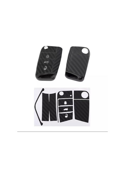 Seat Leon Ibiza Arona Ateca Uyumlu Fiber Karbon Anahtar Etiketi A