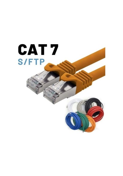 Irenis Cat7 Kablo S/Ftp Lszh Ethernet Network Lan Ağ Kablosu 50 M Beyaz