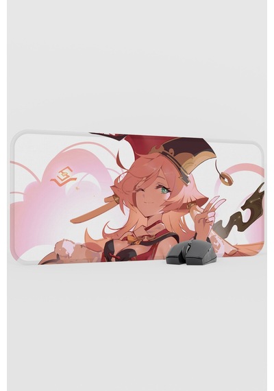 Yanfei Genshin Impact Anime Oyuncu V5 - 70x30 Xl Gaming Mouse Pad Fare Altlığı