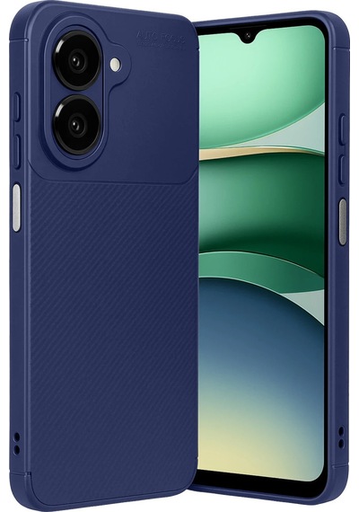 Samsung Galaxy Uyumlu   A07 4g Auto Focus Karbon Kapak - Lacivert