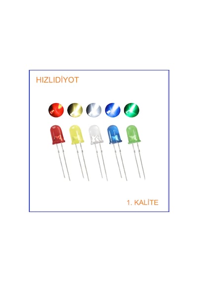 5Mm Led Diyot Kırmızı