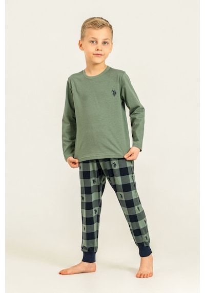 U.S. Polo Assn. Erkek Çocuk Pijama Takımı Baskılı Yeşil Uzun Kol Pijama Takımı Us2647-c-v2 Us2647-c-v2 U.S. Polo Assn. Erkek Çocuk Pijama Takımı Baskılı Yeşil Uzun Kol Pijama Takımı Us2647-c-v2 Us2647-c-v2