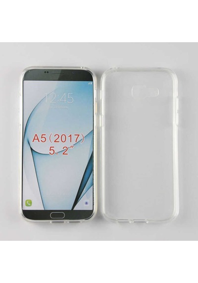 Galaxy A5 2017 Kılıf Şeffaf Ince Ve Esnek Süper Silikon Kılıf Renksiz