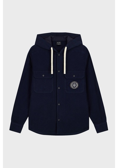 Armani Exchange % 100 Pamuk Oversize Göğüs Cepli Gömlek Erkek Gömlek Xm003259 Af27115 Ub101 Lacivert Armani Exchange % 100 Pamuk Oversize Göğüs Cepli Gömlek Erkek Gömlek Xm003259 Af27115 Ub101 Lacivert