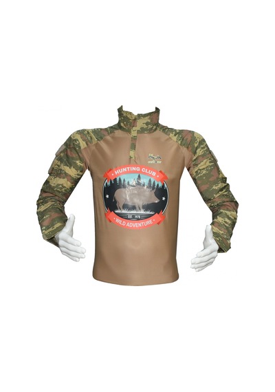 Combat Tişört Hunting Club M002 Avcı Kombat Çok Renkli