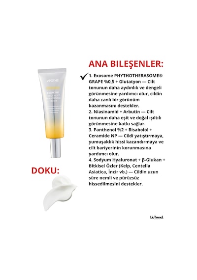 Apothe Exosome Mela-glu Brightening Cream 50 Ml