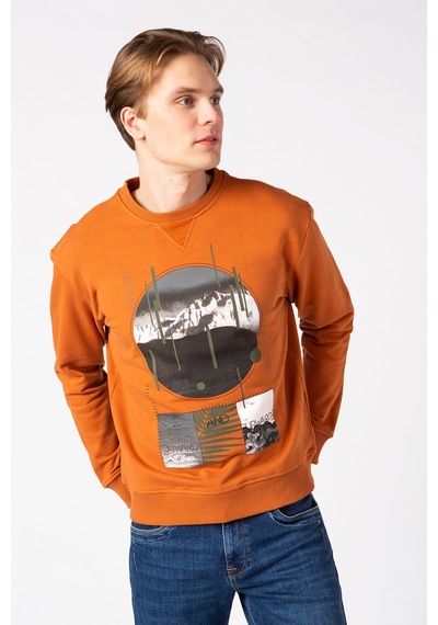 Vigoss Erkek Sweatshırt 62142-30034 - Taba