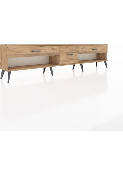 Arges Tv Ünitesi 3 Çekmeceli 220x30x51 Çam-çam Atlas Çam/atlas Çam - Atlas Çam Arges Tv Ünitesi 3 Çekmeceli 220x30x51 Çam-çam Atlas Çam/atlas Çam - Atlas Çam