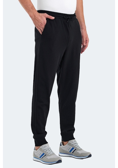 Slazenger Onıonıx I Erkek Cepli Siyah Eşofman Altı Siyah