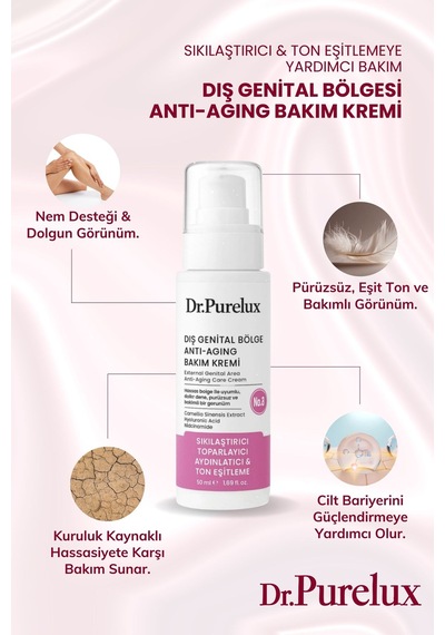 Genital İntim Özel Bölge Bakım Kremi Sıkılaştırıcı & Ton Eşitleyici Krem