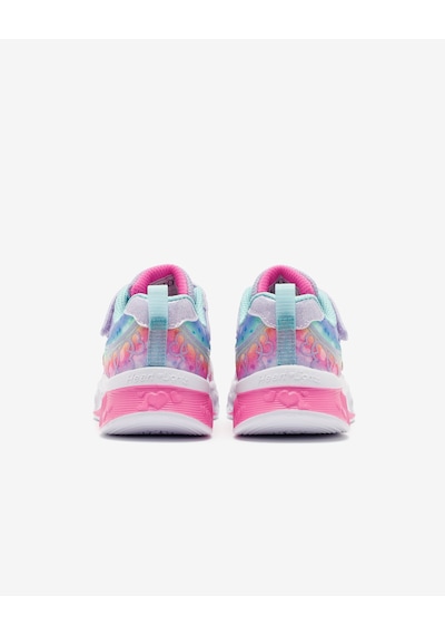 Skechers Flutter Heart Lights - Groovy Swirl Küçük Kız Çocuk Lavanta Işıklı Spor Ayakkabı 303253n Lvaq Lavanta