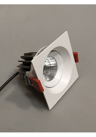 12W Günışığı Kare Hareketli Led Spot