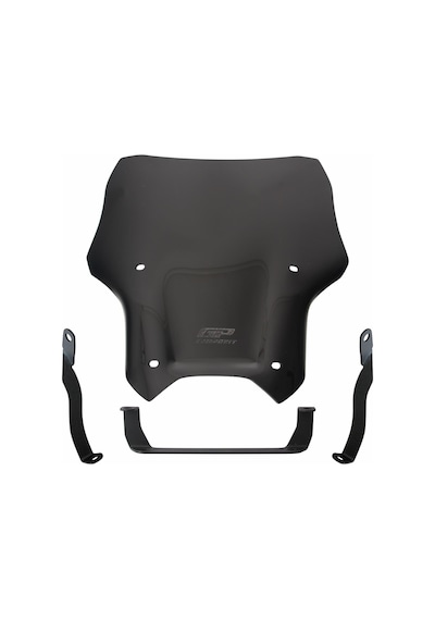 Gp Kompozit Cf Moto 250 Nk 2018-2022 Uyumlu Spor Ön Cam Siyah 33cm